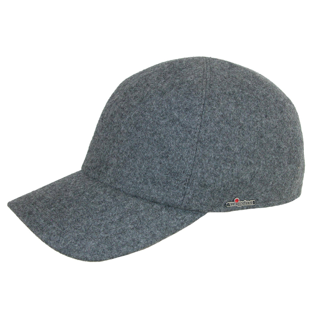 Wool Baseball Cap with Earflaps Y808260