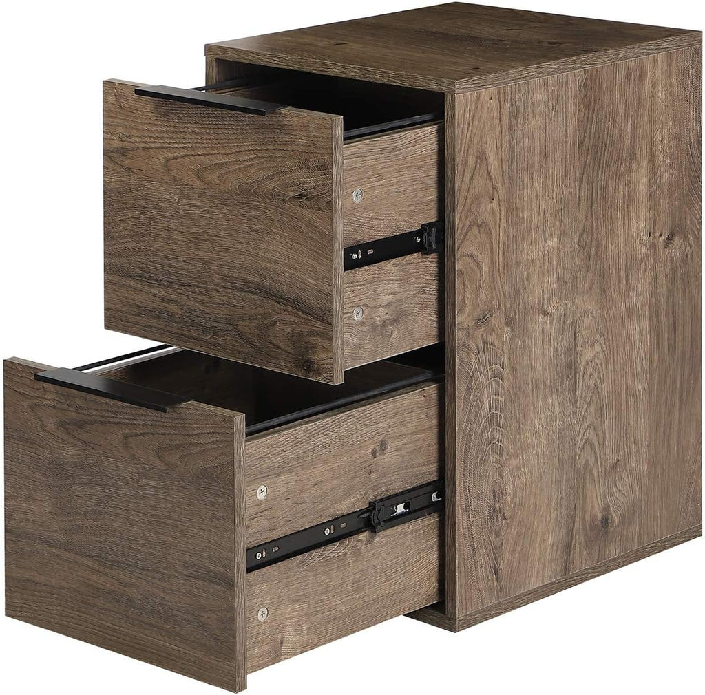 2 Drawer Wood File Cabinet Q44870