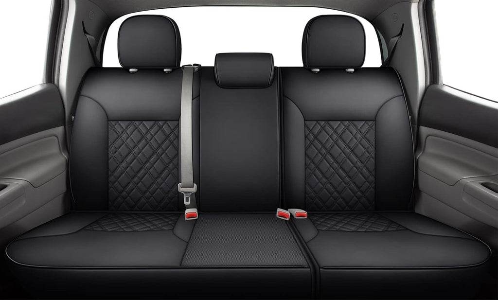 Tacoma Seat Covers Water Proof Faux Leather Full Set Black G9530