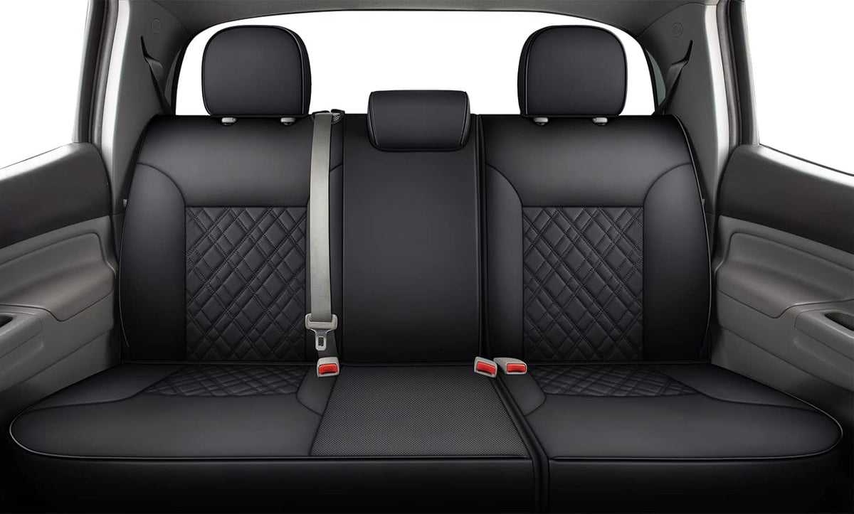 Tacoma Seat Covers Water Proof Faux Leather Full Set Black G9530