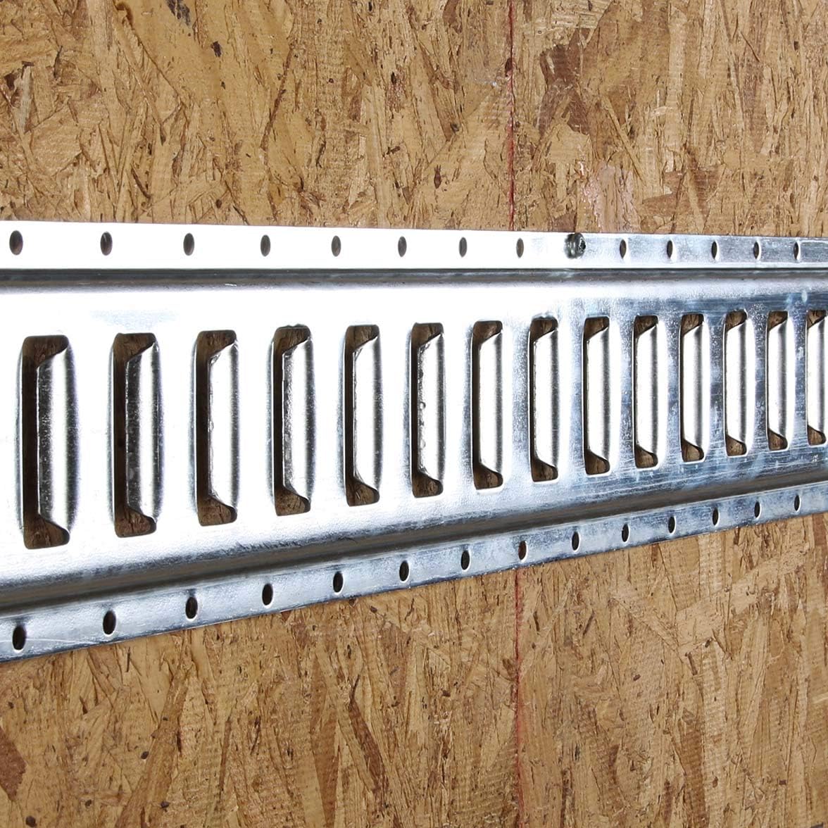 3-ft Black Powder Coated Steel E Track Tie-Down Rail L23690