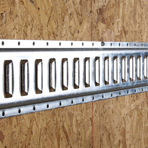 3-ft Black Powder Coated Steel E Track Tie-Down Rail L23690