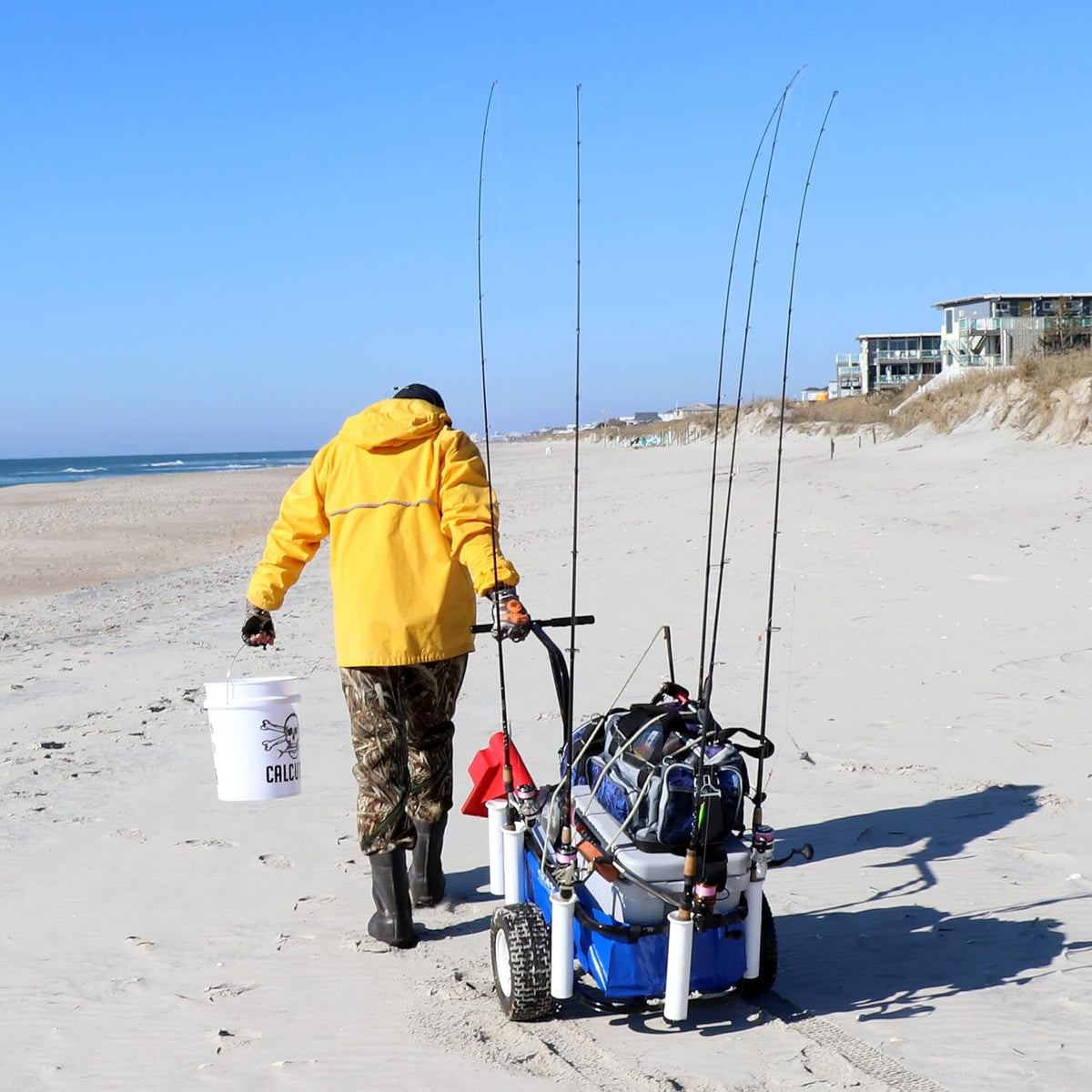 Fishing Cart Rolling Wagon X544939