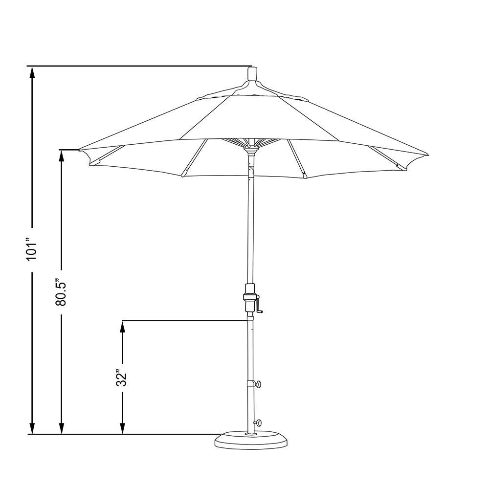 9 ft. Fiberglass Tilt Market Umbrella A632717