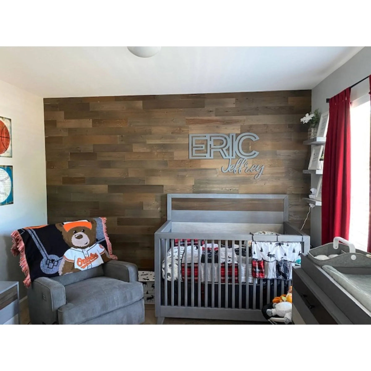Reclaimed Wooden Wall Planks Peel and Stick 10 Sq. ft W4297