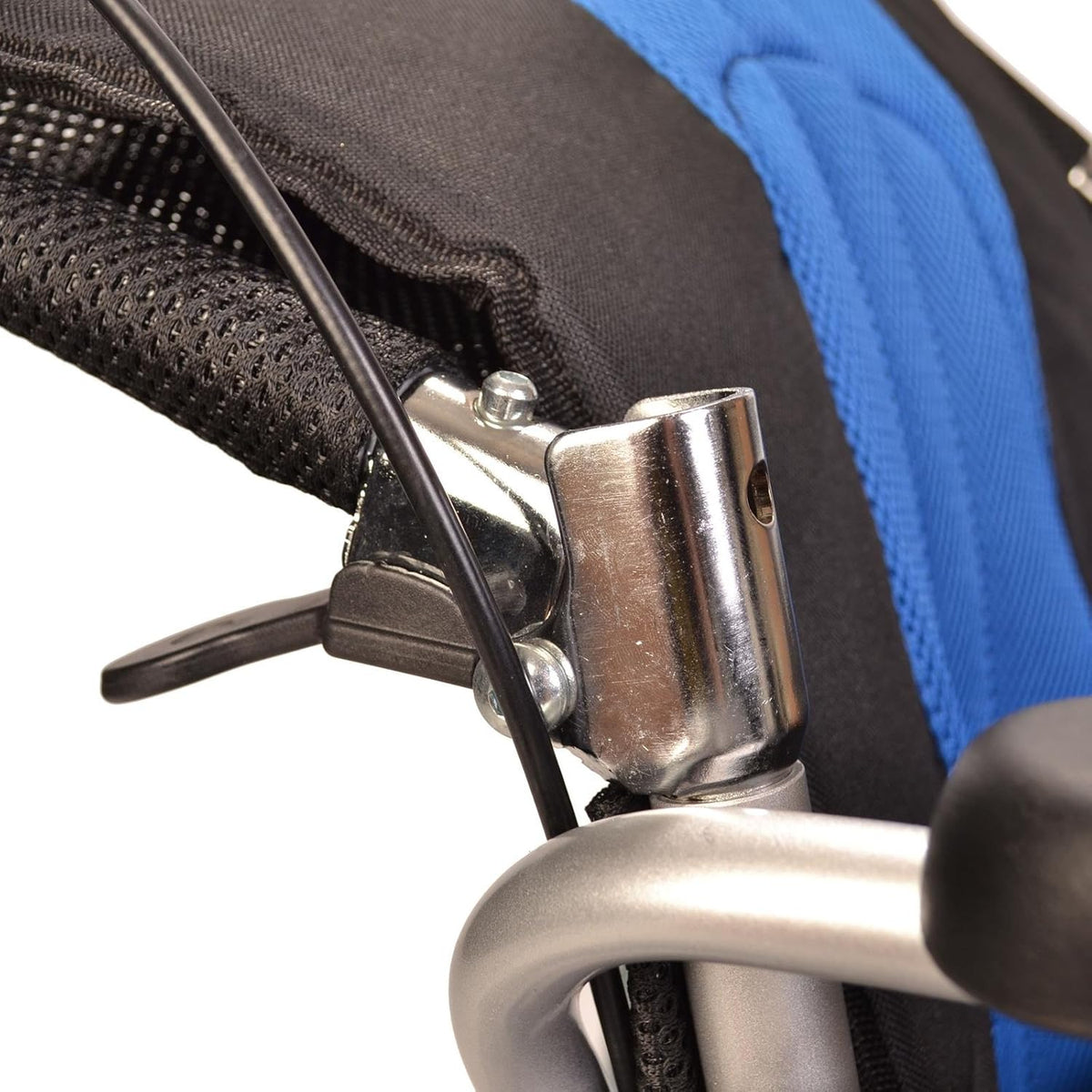 Lightweight Aluminium Folding Self Propel Wheelchair With 20-Inch Extra Wide Seat O4051