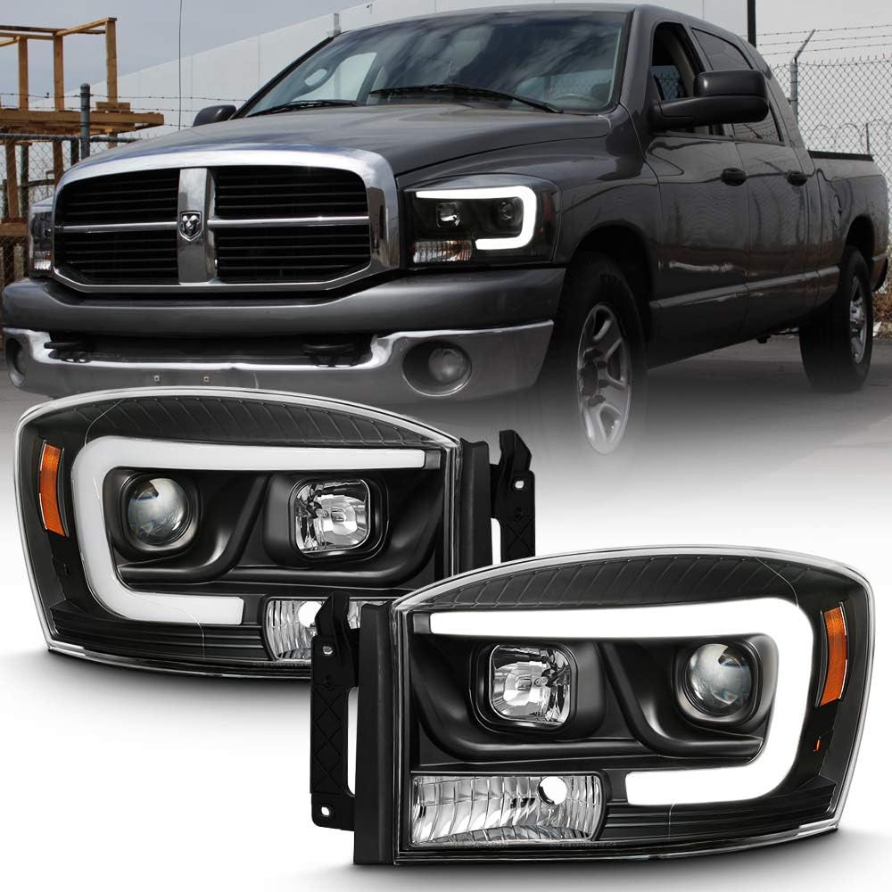 2006-2008 Dodge Ram 1500 2500 3500 LED Projector Headlights X126