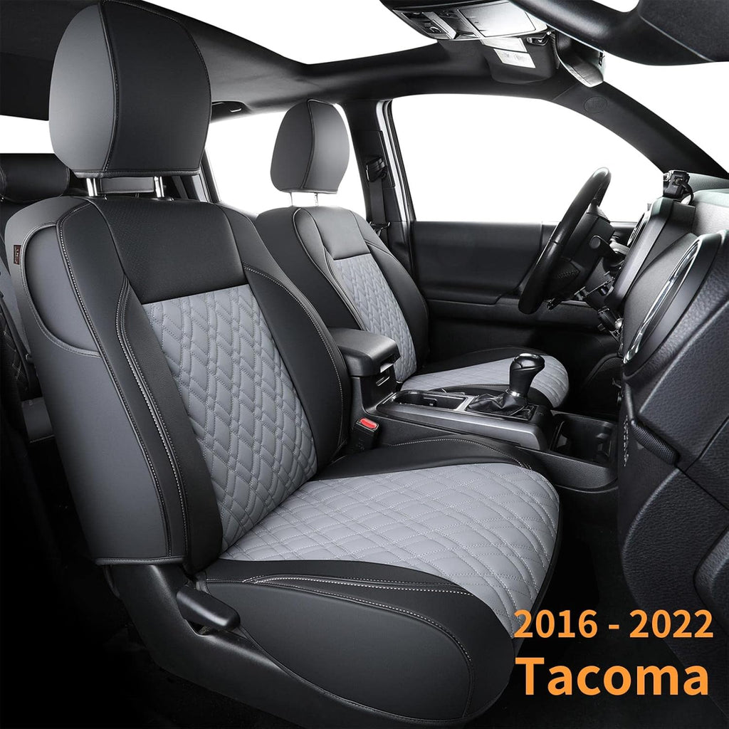 Tacoma Seat Covers Water Proof Faux Leather Full Set Black G9530