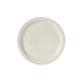 Pearl White Narrow Rim Plate Case of 24 W174