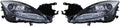 Mazda 6 Headlight Assembly 2011 2012 2013 Pair Black Housing R71970