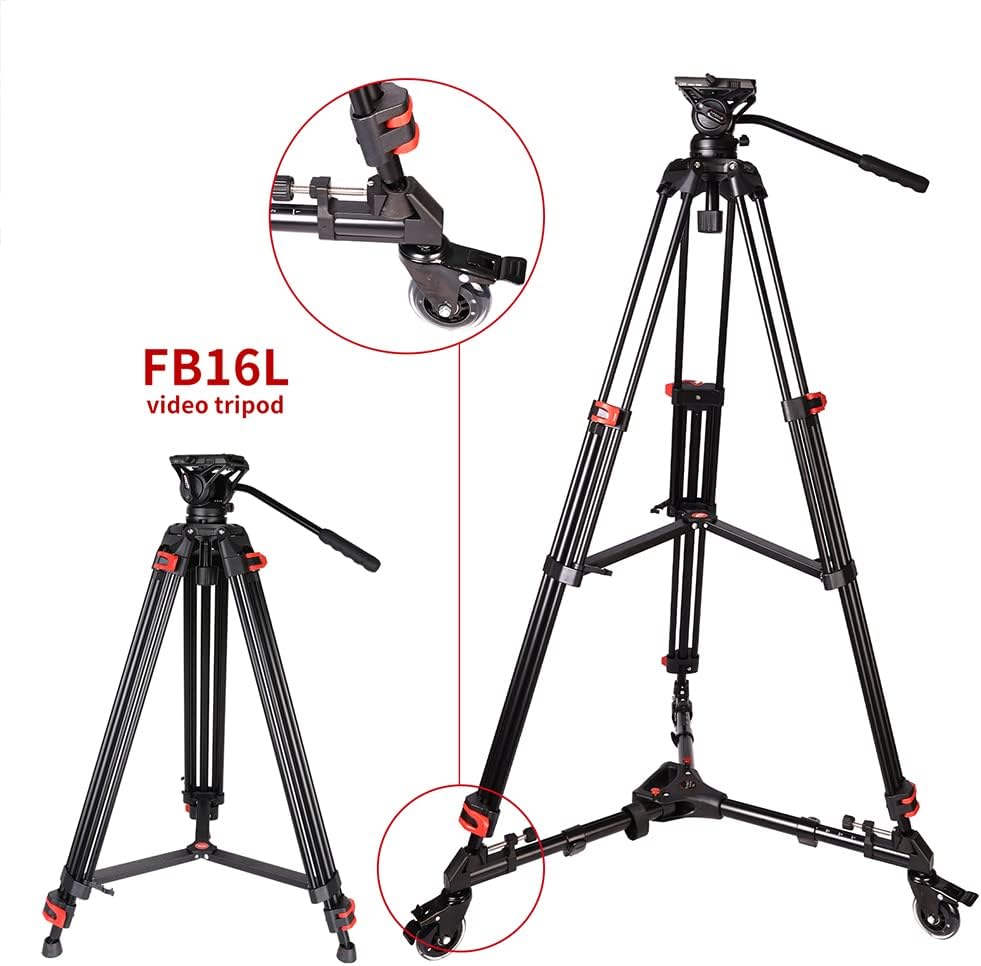 Heavy Duty Tripod Dolly with Wheels U415063
