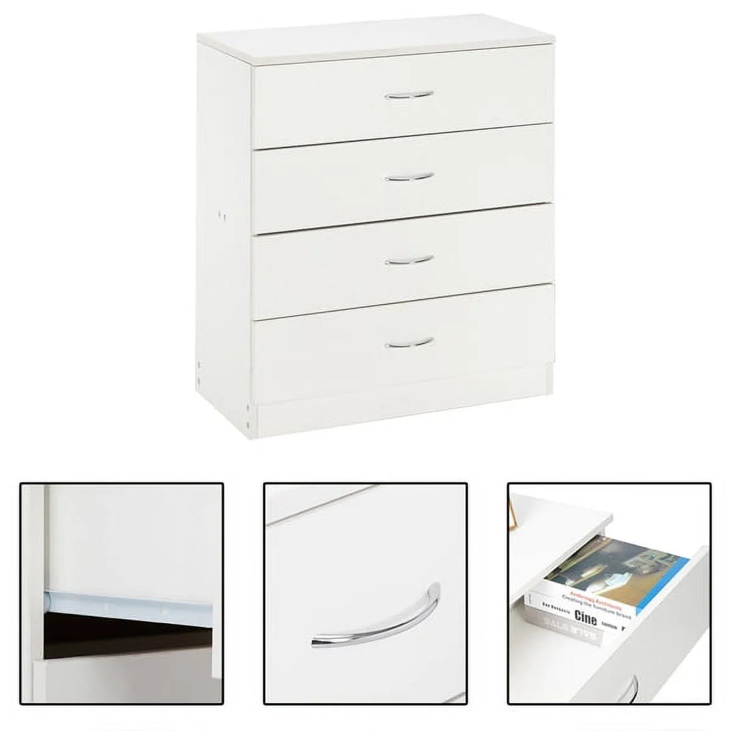 White 4 Drawer Dresser H87504