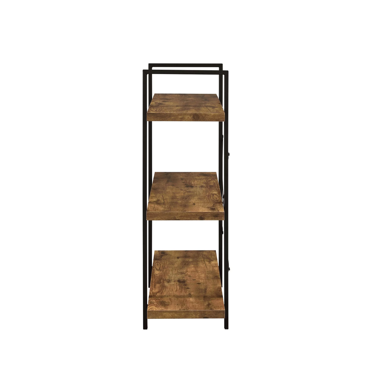 Antique Nutmeg 3-tier Open Back Bookcase A675