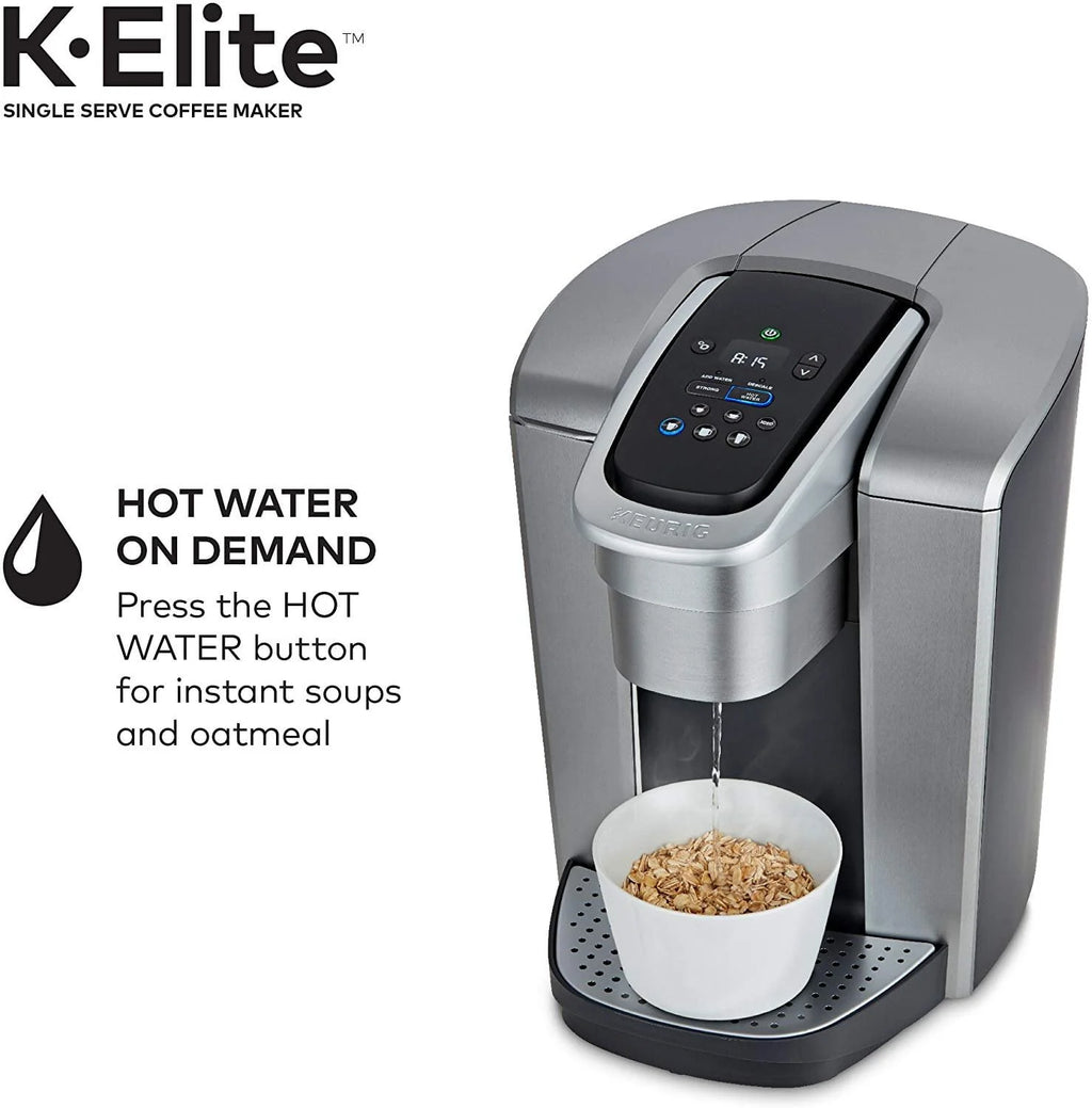 Single Serve K-Cup Pod Coffee Maker, Brushed Silver M4895
