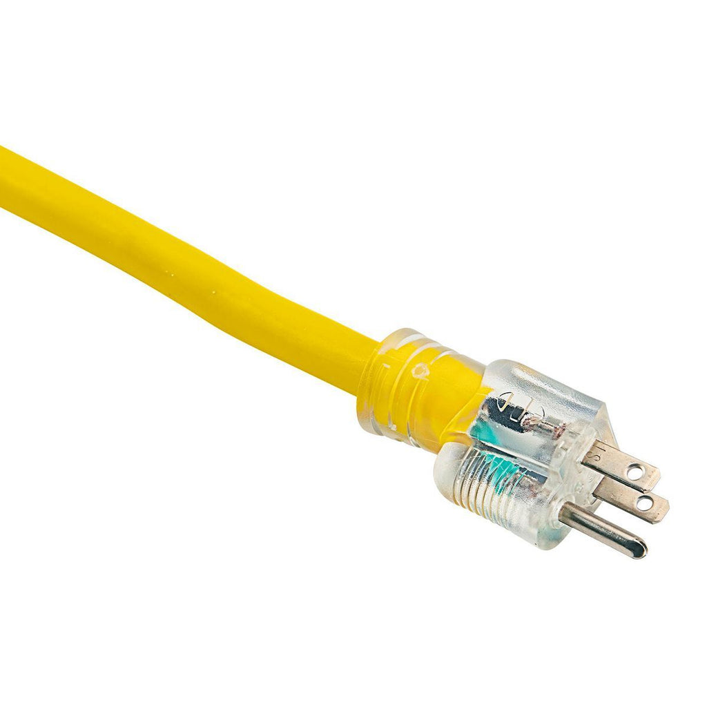100 ft. 10/3 Gauge Triple-Tap Extension Cord, Yellow C96256