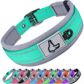 Reflective Neoprene Padded Nylon Adjustable Dog Collar U192