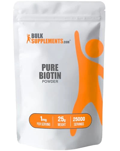Biotin Powder 1mg per Serving 25g Gluten Free A53519