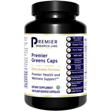 Premier Greens Caps 150 plant source capsules P6982
