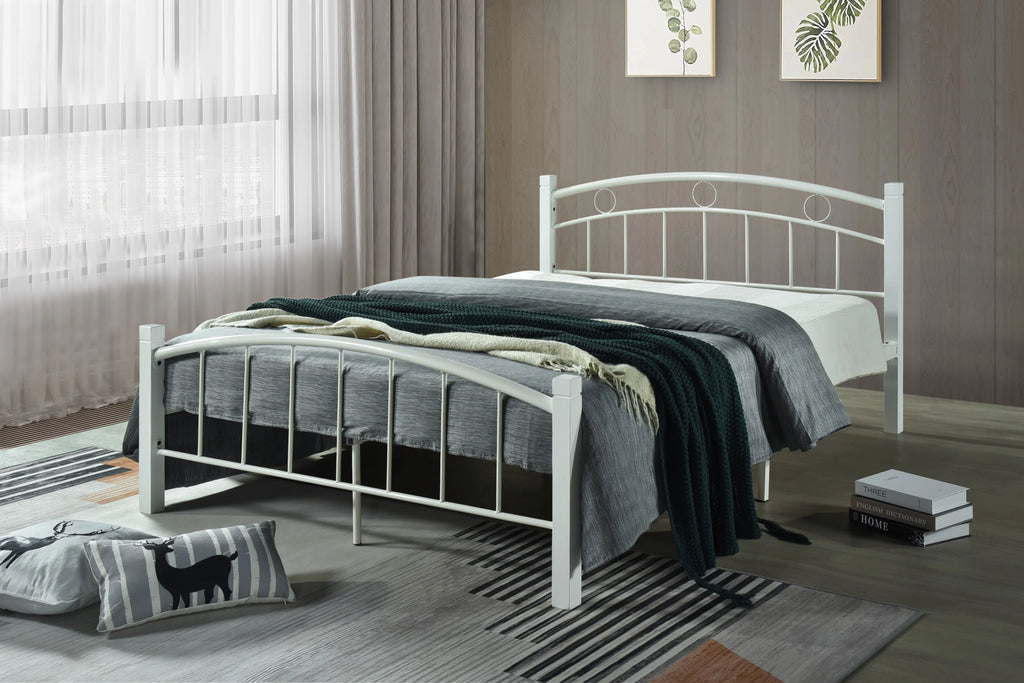 Metal Platform Bed with Headboard and Footboard Full Size C391750