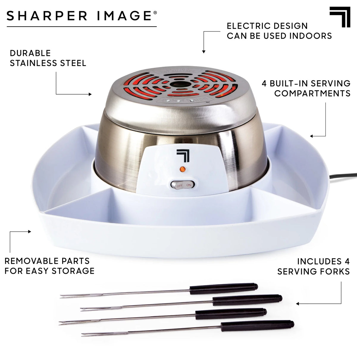 Electric Tabletop S'mores Maker 6 Piece Set U838