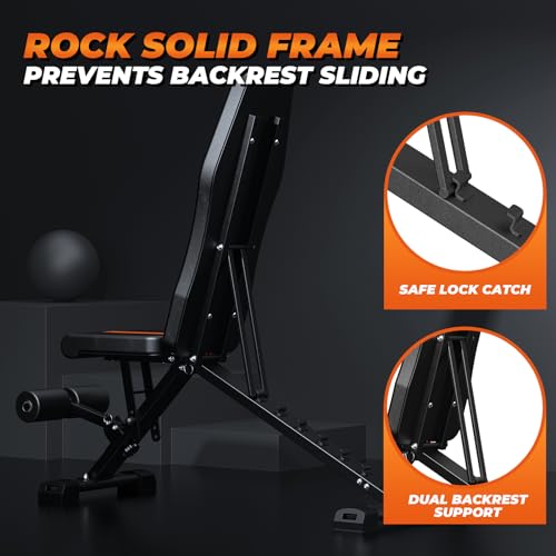 Adjustable Foldable Weight Bench R9259