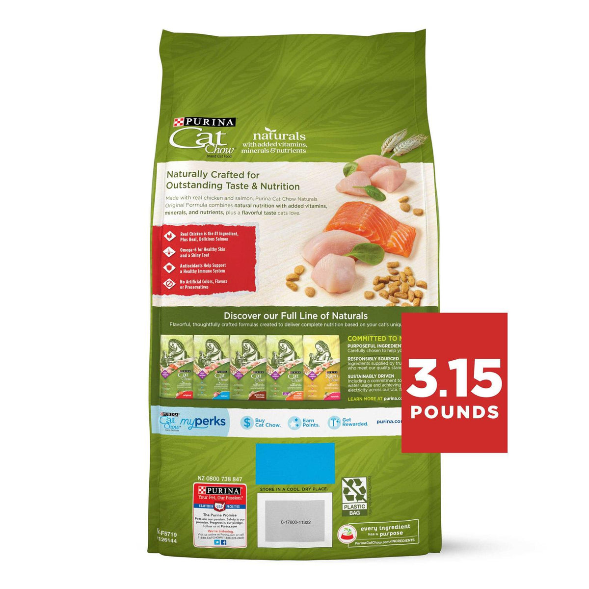 Naturals Original Dry Cat Food U641945
