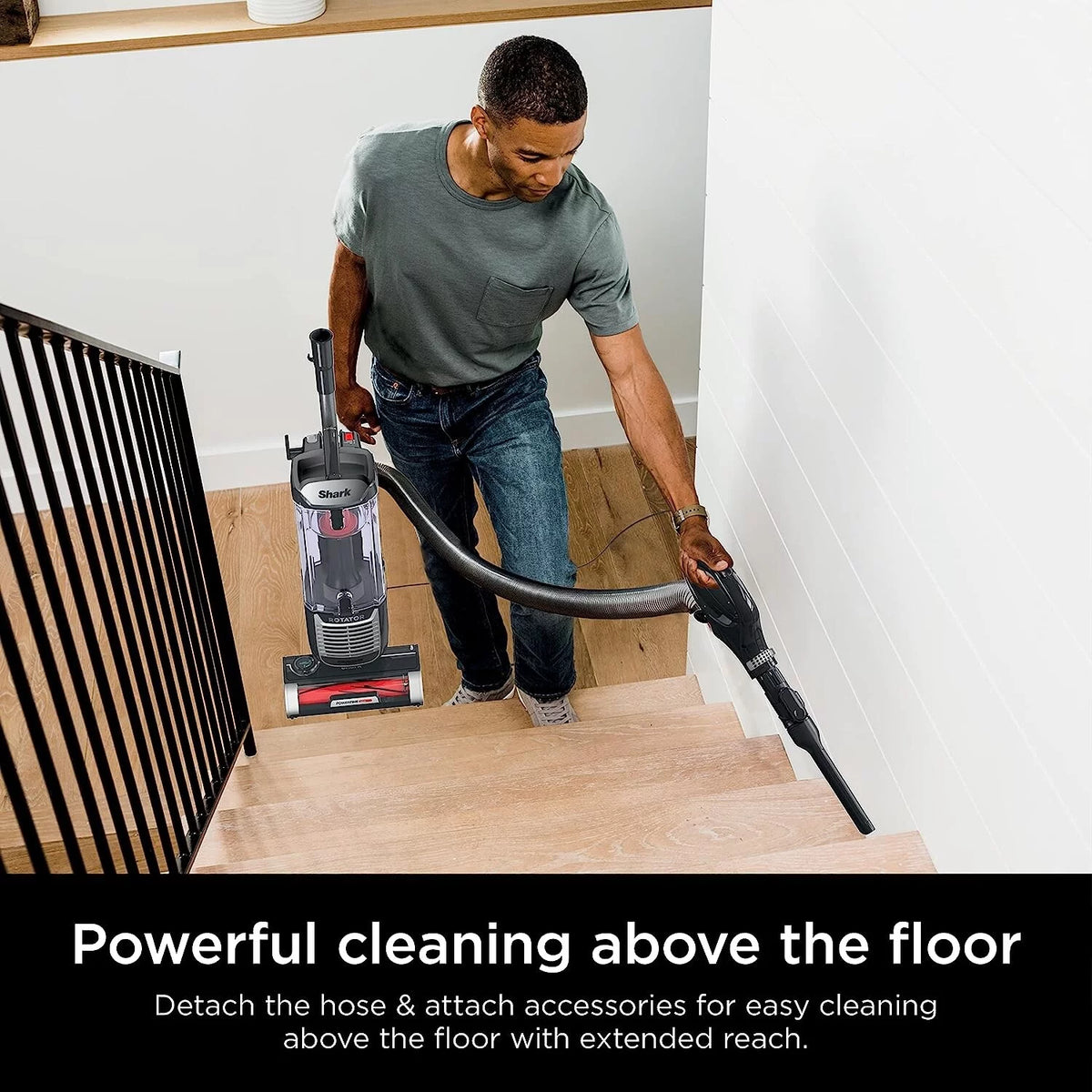 Charcoal Upright Vacuum with 2.9 L Dust Cup D35409