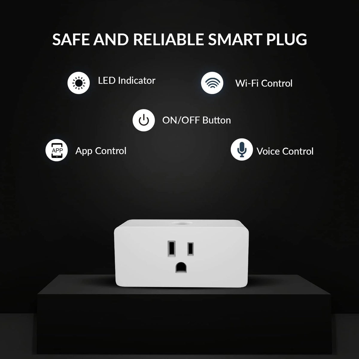 Smart Wifi Socket Voice Control Plug 4 pcs J9583