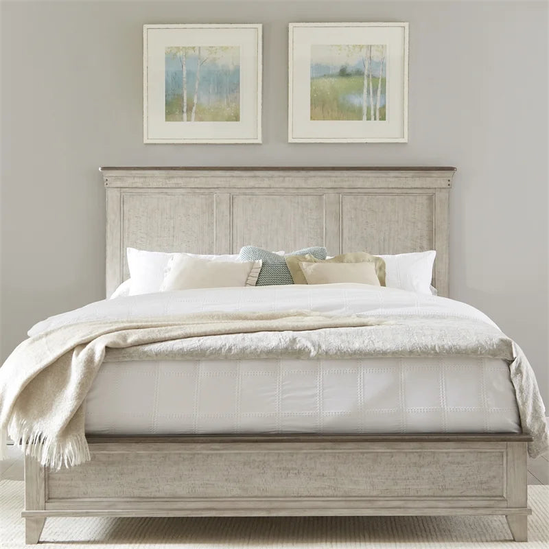 King Panel Bed D637
