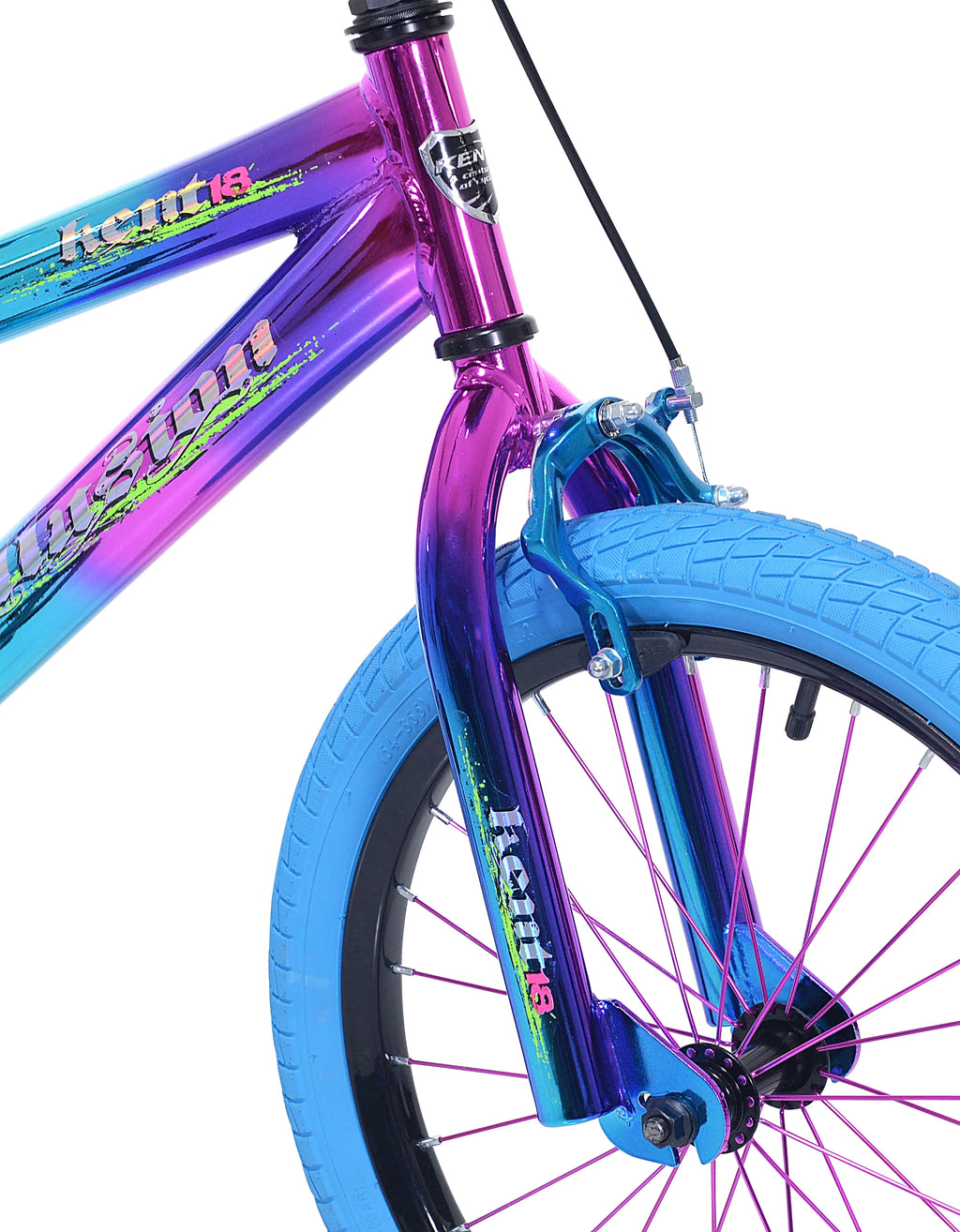 Blue/Purple Girl's Bike E8309