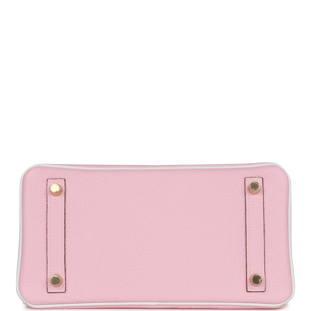 Rose Sakura and White 25 Clemence Handbag N966