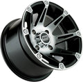 Machined Black 12x8 Wheel U482