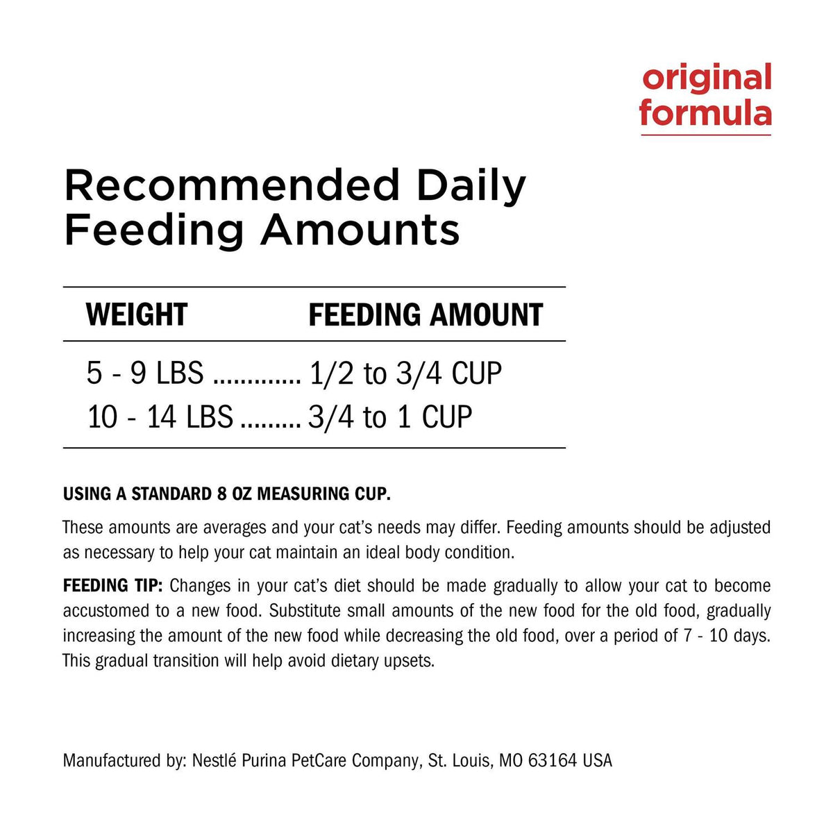 Naturals Original Dry Cat Food U641945