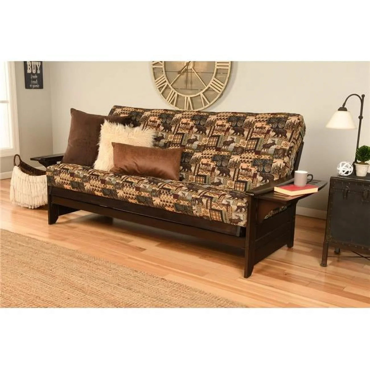 Full Size Futon Frame with Mattress G407