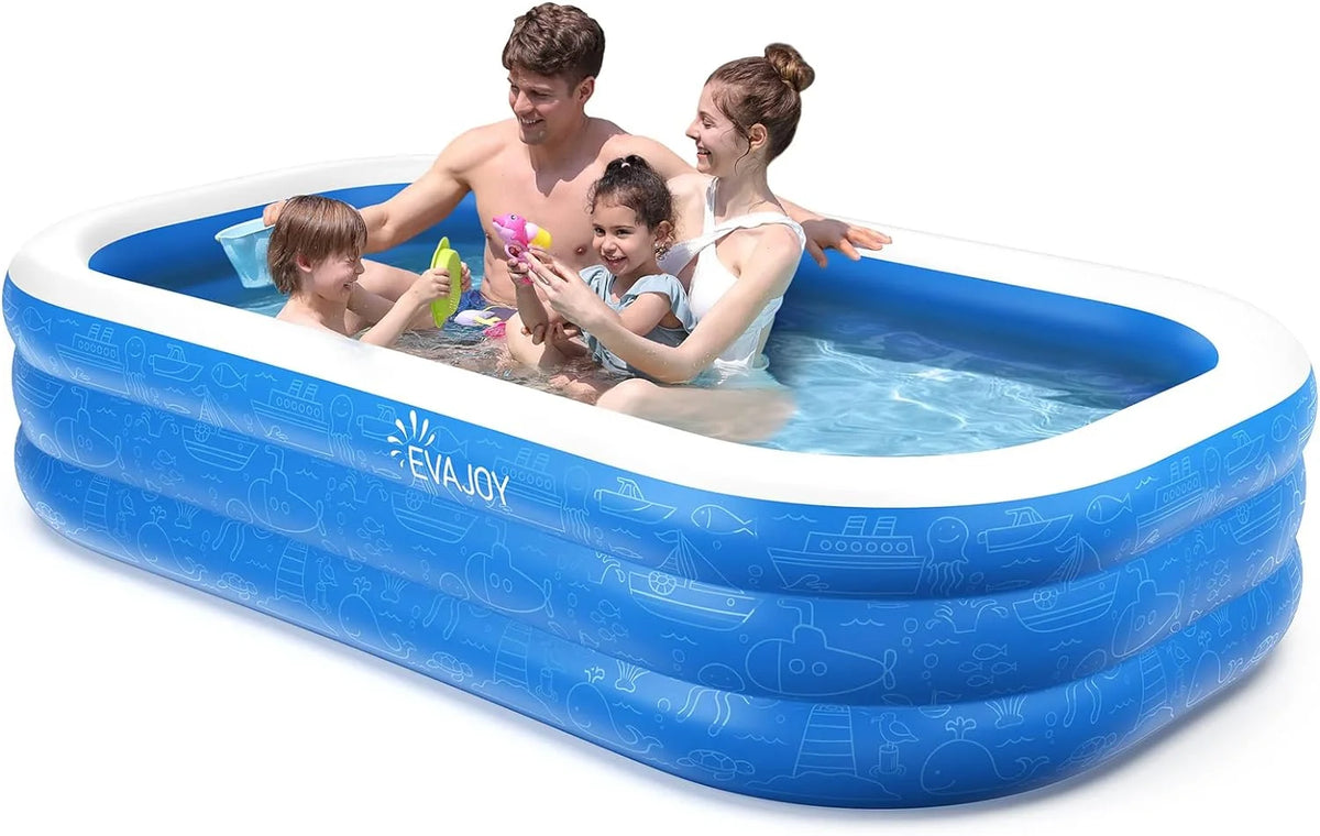 Inflatable Rectangular Swimming Pool C17638