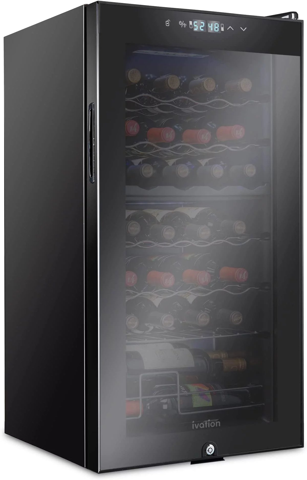 28 Bottle Compressor Wine Cooler Refrigerator A8577