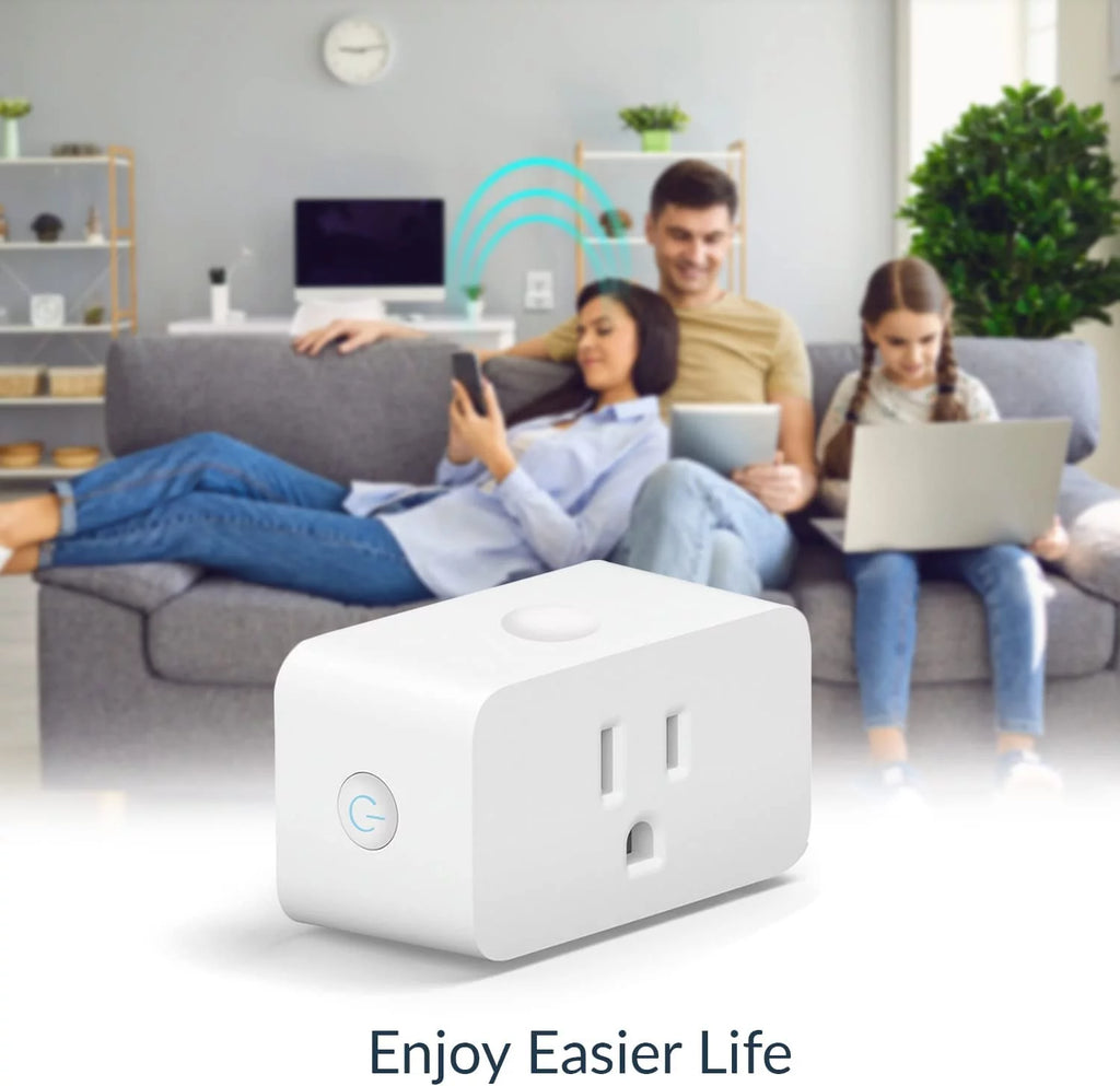Smart Wifi Socket Voice Control Plug 4 pcs J9583