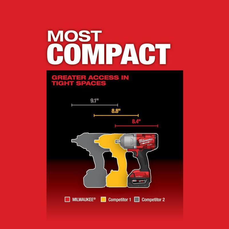 18V Brushless Cordless 1/2 in. Impact Wrench with Friction Ring and Impact Socket Set V6335