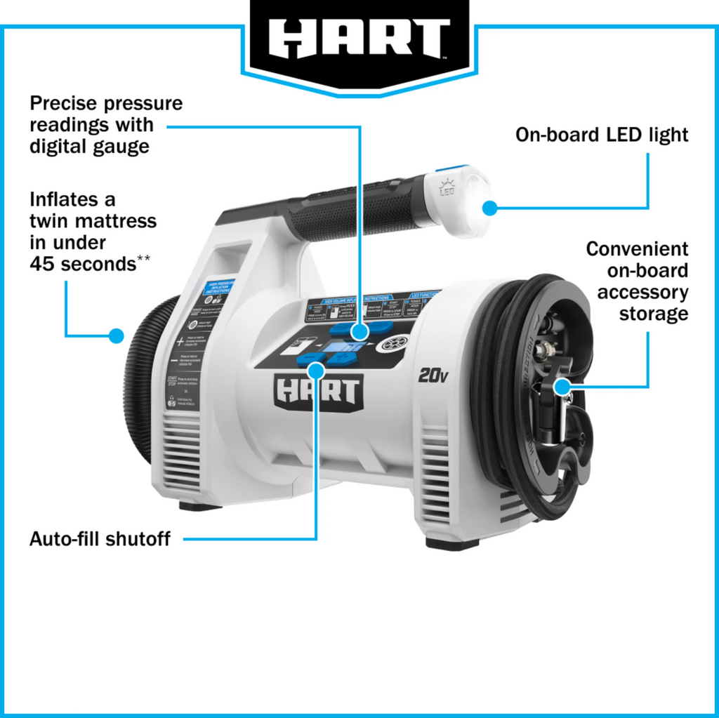 Cordless Dual Function Digital Inflator Kit N7592