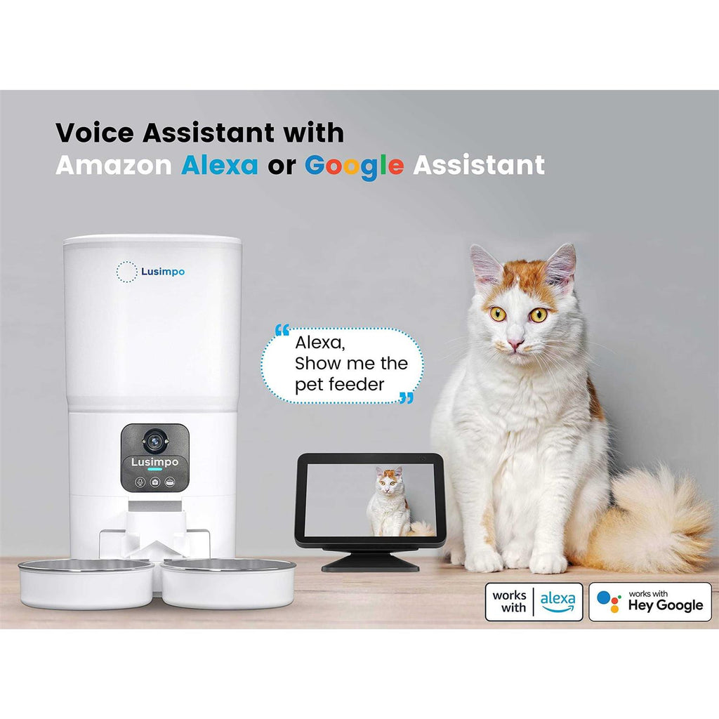 Automatic Dual Pet Feeder with 1080P HD Camera S635