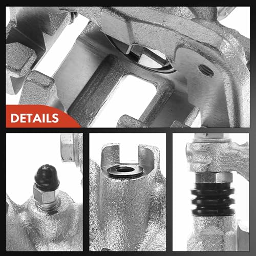 Disc Brake Caliper Assembly with Bracket Rear Right Passenger Side F196115