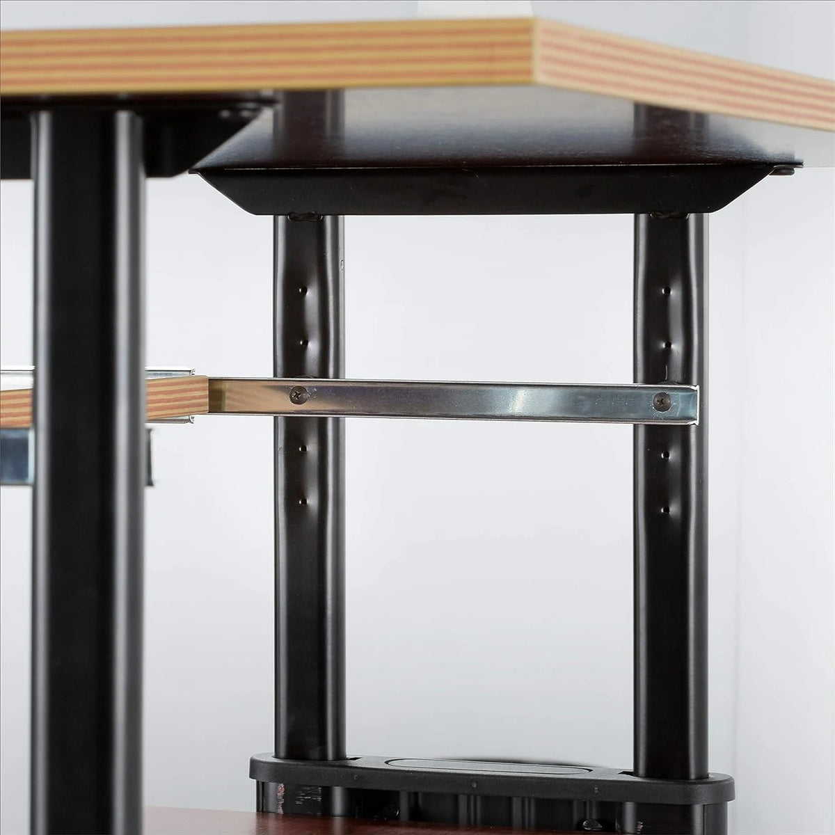 Height-Adjustable Desk with Keyboard Storage and 4 Wheels P745505