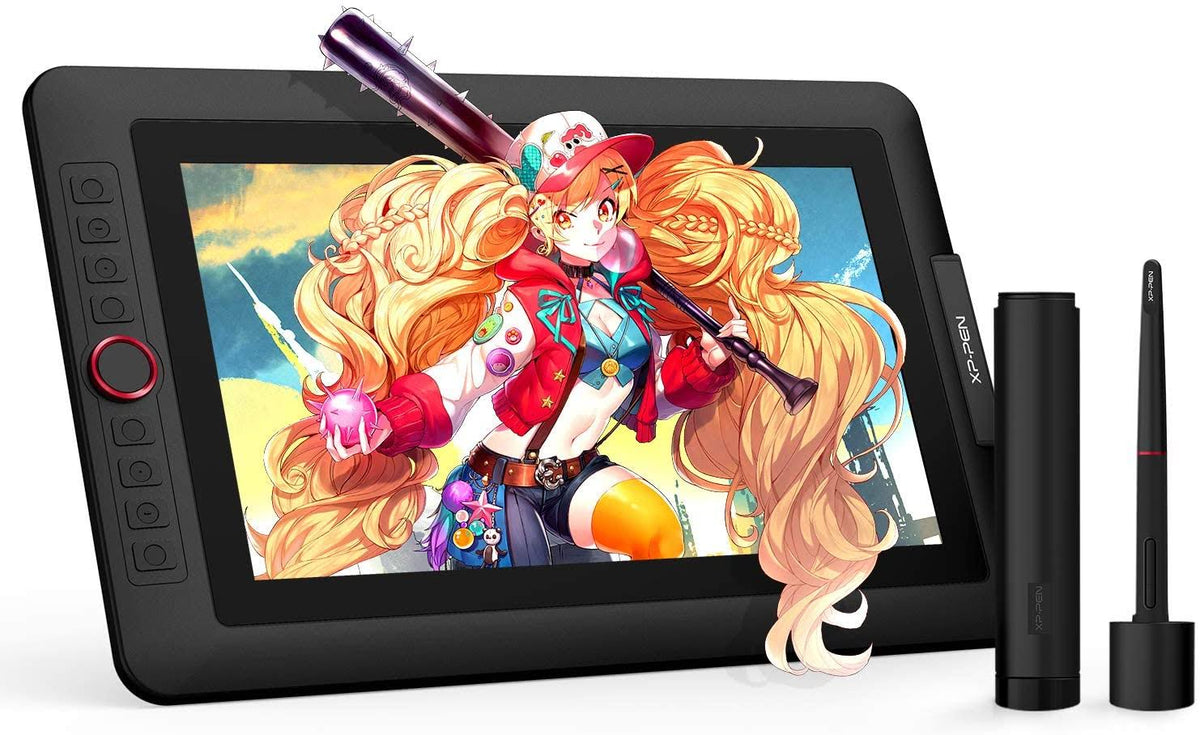 13.3 inch IPS Graphic Drawing Monitor with 8 Shortcut Keys Black S128401
