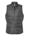 Women's Grey Puffer Vest O14205