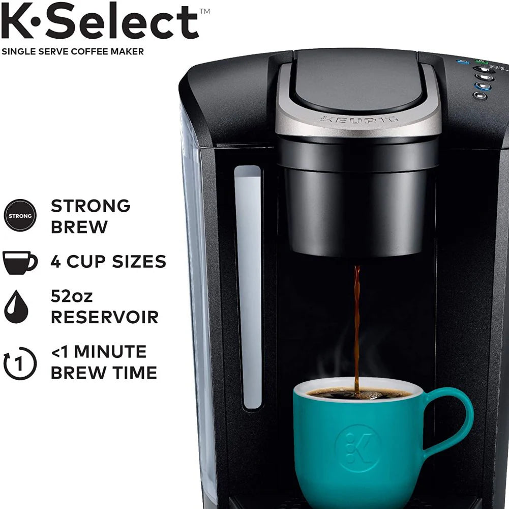 Single Serve K-Cup Pod Coffee Maker, Matte Black N30930
