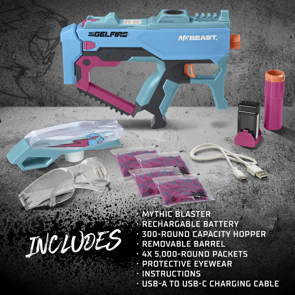 Toy Gel Blaster with 20000 Water Bead Rounds and Eyewear V347454