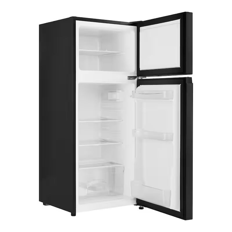 Black 4.5 cu. ft. 2-Door Mini Refrigerator with Freezer Z4743