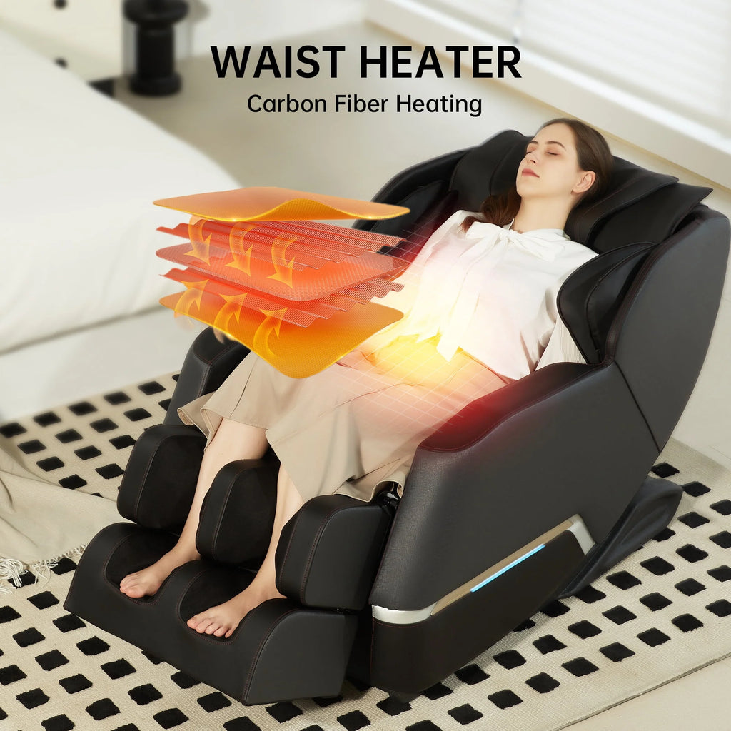 Black Zero Gravity Electric Massage Chair U630