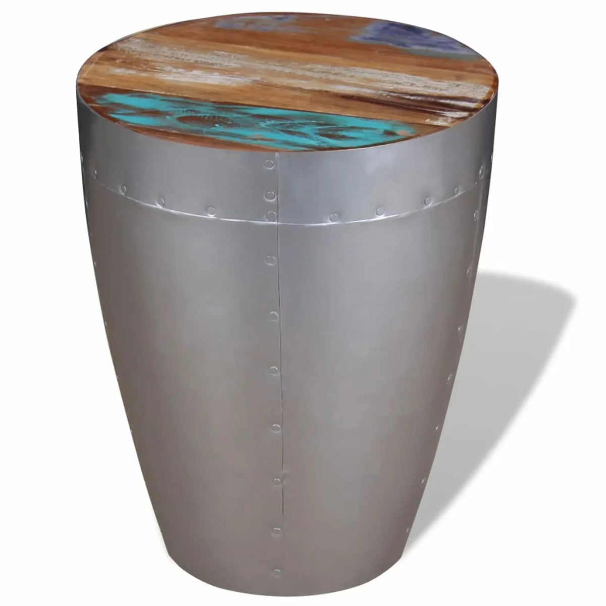 Aviator Stool Solid Reclaimed Wood A947