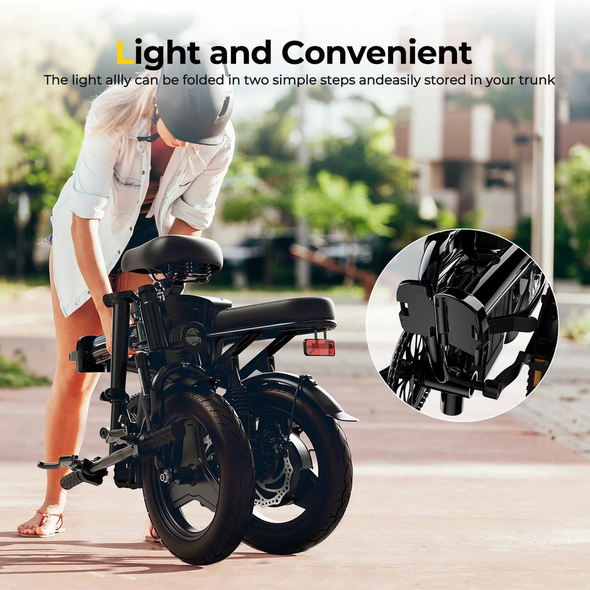 Folding Electric Bike 400W 48V 13Ah Z73178